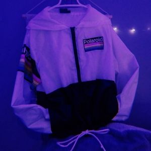 Forever 21 Polaroid windbreaker